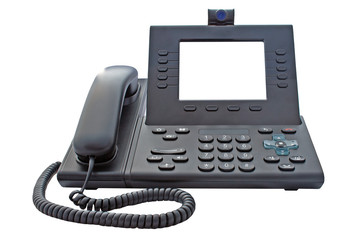 VoIP Phone with Blank Display
