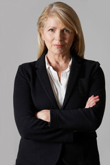 Portrait Of Mature Businesswoman