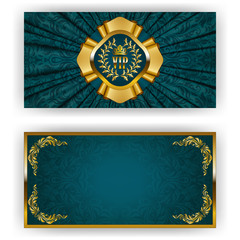Elegant template for vip luxury invitation