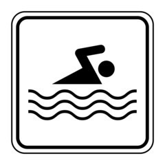 Logo nageur.