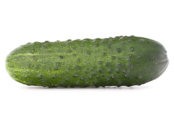 Cucumber vegetable  isolated on white background cutout