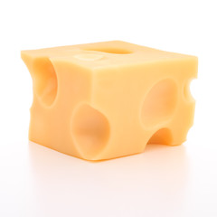 cheese isolated on white background cutout