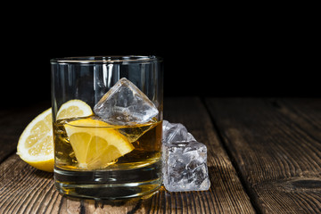 Whiskey with Lemon