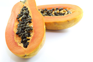 Papaya red sweet fruit