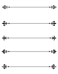 fleur de lis dividers