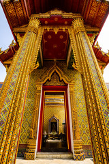 Wat raj bor pit temple bangkok Thailand