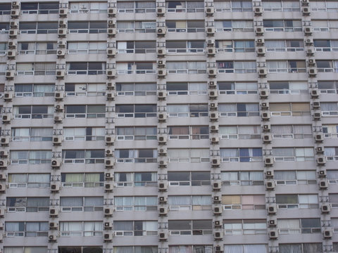 団地の窓　東京