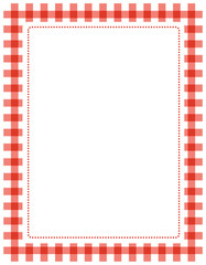 Gingham frame