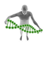 man and DNA