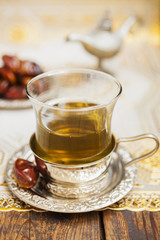 cup of tea and dates