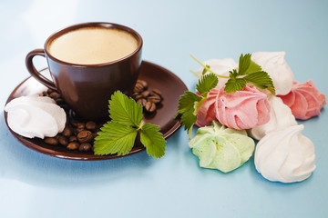 coffee and meringue