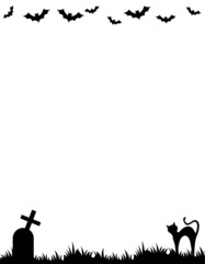 Halloween background / frame