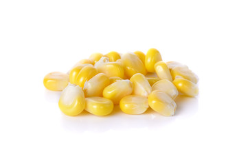 corn isolated on a white background