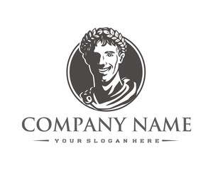 roman king logo image vector