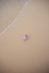 heart Pillow in a bottle - Stock Image