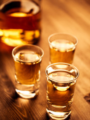 Three shots