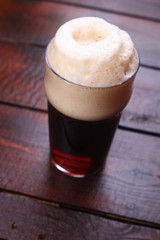 Pint of dark beer