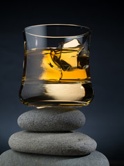 Whiskey on the rocks