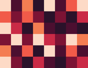 Pixel art style vector background