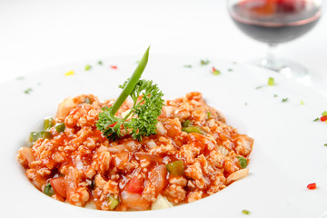 Stir-fried macaroni