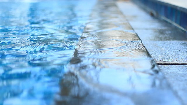 edge of swimming pool