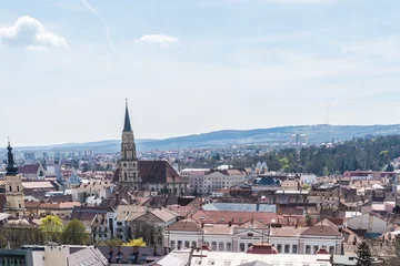 Deurstickers High View Of Cluj Napoca City In Romania © radub85