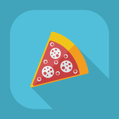 Flat modern design with shadow fast food