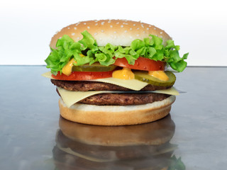 Burger mit Rindfleisch