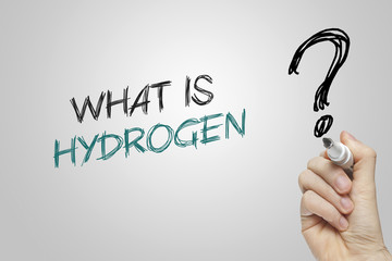 Hand writing what is hydrogen