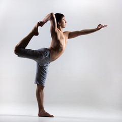 Obraz premium Lord of the Dance yoga pose