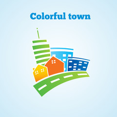 Colorful town.