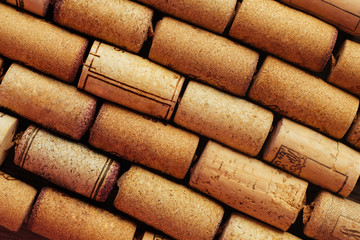 Wine corks background
