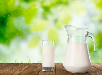 Cow. Cow and milk