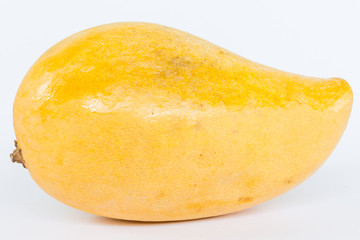 Naklejka na ściany i meble Fresh mango on white background