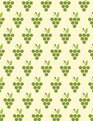Grapes pattern background
