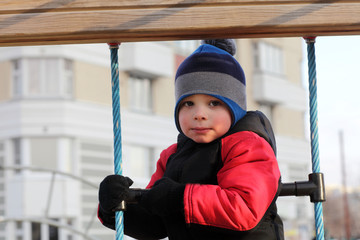 Boy at playground