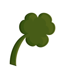 Vector Clover Leaf Isolated