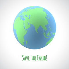 Save the Earth poster.