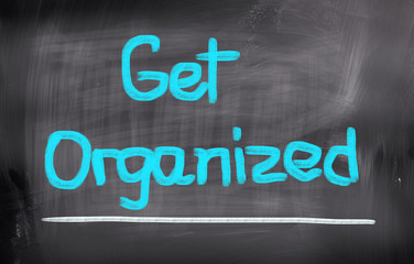 Get Organized Concept