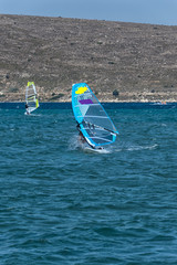 Windsurfing in Alacati, Cesme, Turkey