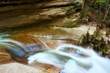 Sabbaday Falls in White Mountain National Forest