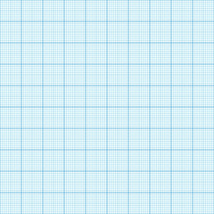 Millimeterpapier Blau nahtlos
