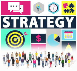 Strategy Solution Tactics Teamwork Growth Vision Concept