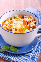 Rice with vegetables