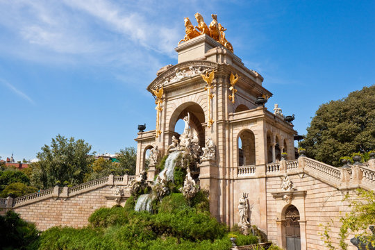 Fountain at Parc de la Ciutadella, Barcelona.
