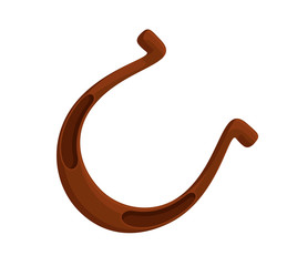 Retro Lucky Horseshoe Design