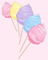 cotton candy confectionery