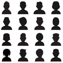 People Silhouettes Icon.