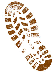 Dirty Brown ShoePrint
