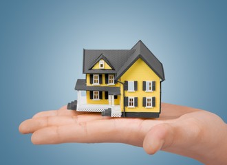 House. Miniature model house series